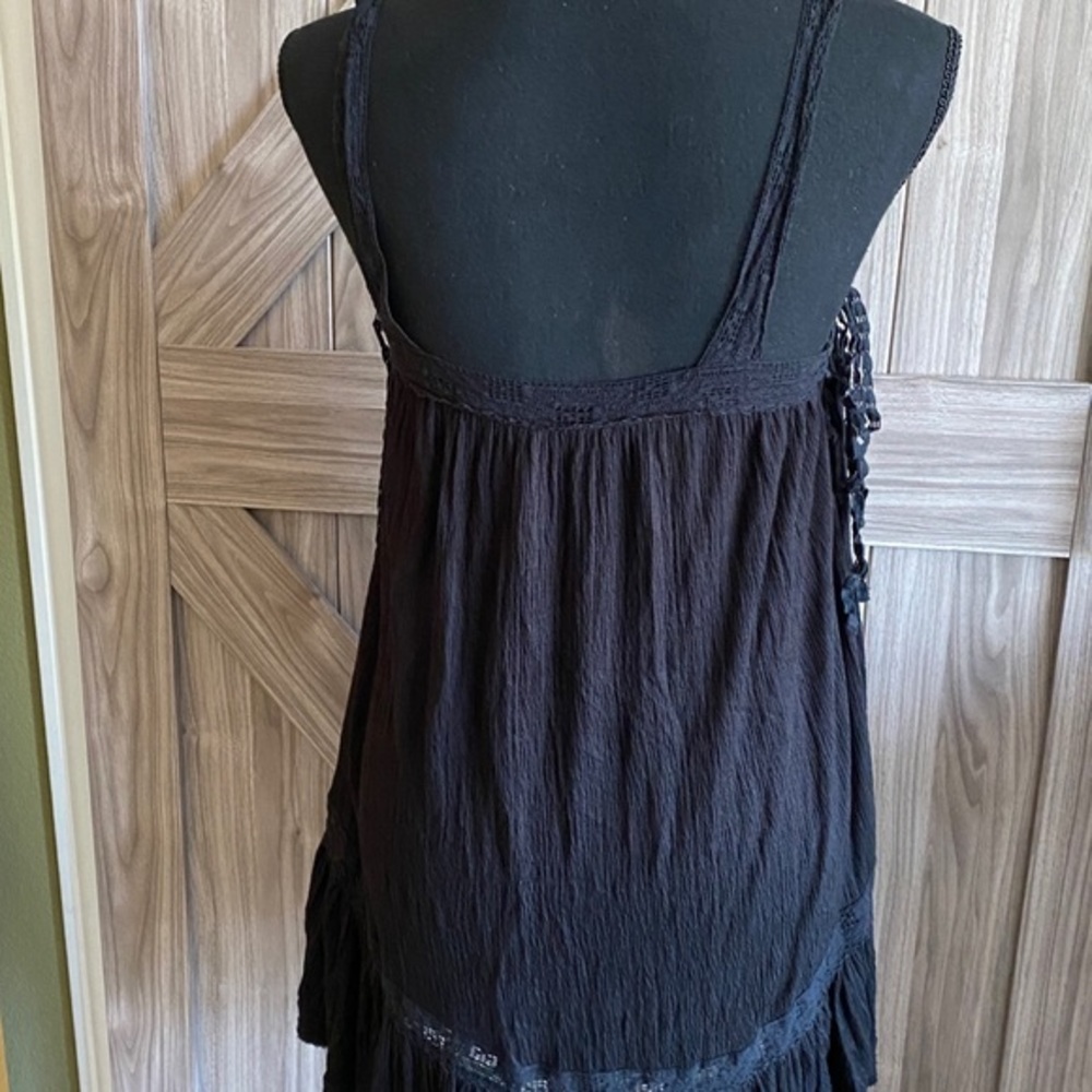 Free People black mini sundress - Picture 3 of 6
